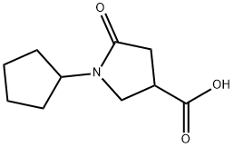 1-CYCLOPENTYL-5-OXOPYRROLIDINE-3-CARBOXYLIC ACID Structural