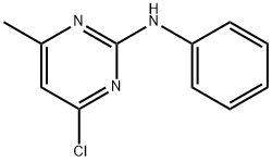 2-Anilino-4-chloro-6-methylpyrimidine Structural