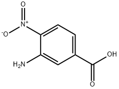 3-Amino-4-nitrobenzoic acid Structural