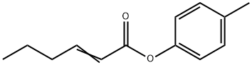 2-Hexenoic acid 4-methylphenyl ester Structural