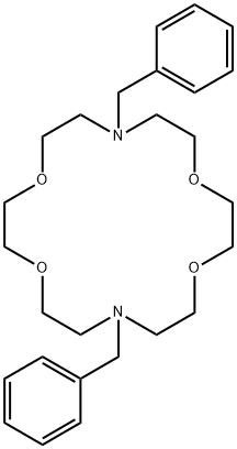 N,N'-DIBENZYL-1,4,10,13-TETRAOXA-7,16-DIAZACYCLOOCTADECANE Structural