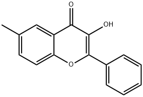 3-HYDROXY-6-METHYLFLAVONE Structural