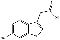 2-(6-HYDROXY-1-BENZOFURAN-3-YL) ACETIC ACID Structural