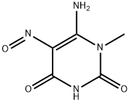 6-AMINO-1-METHYL-5-NITROSOURACIL Structural