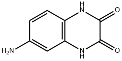 2,3-Quinoxalinedione,6-amino-1,4-dihydro-(9CI) Structural