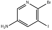 6-BROMO-5-IODOPYRIDIN-3-AMINE Structural