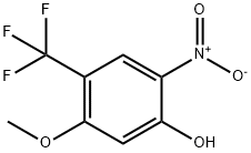 3-METHOXY-6-NITRO-TRIFLUOROMETHYL-PHENOL Structural