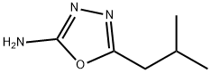 1,3,4-Oxadiazol-2-amine,5-(2-methylpropyl)-(9CI) Structural