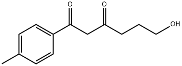 6-HYDROXY-1-(4-METHYLPHENYL)-1,3-HEXANEDIONE Structural