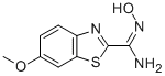 2-Benzothiazolecarboximidamide,N-hydroxy-6-methoxy-