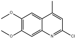 2-CHLORO-6,7-DIMETHOXY-4-METHYLQUINOLINE Structural