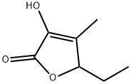 3-Hydroxy-4-methyl-5-ethyl-2(5H)furanone Structural