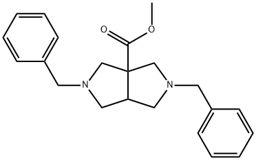 2,5-DIBENZYL-HEXAHYDRO-PYRROLO[3,4-C]PYRROLE-3A-CARBOXYLIC ACID METHYL ESTER Structural