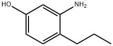 Phenol, 3-amino-4-propyl- (9CI) Structural