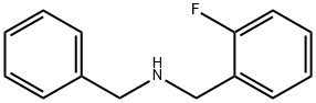 BENZYL-(2-FLUORO-BENZYL)-AMINE Structural