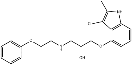 Indopanolol Structural