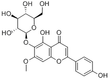 APIGENIN 6-GLUCOSYL-7-O-METHYL ETHER Structural