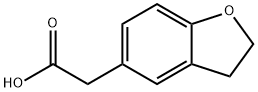2,3-Dihydrobenzofuranyl-5-acetic acid Structural Picture