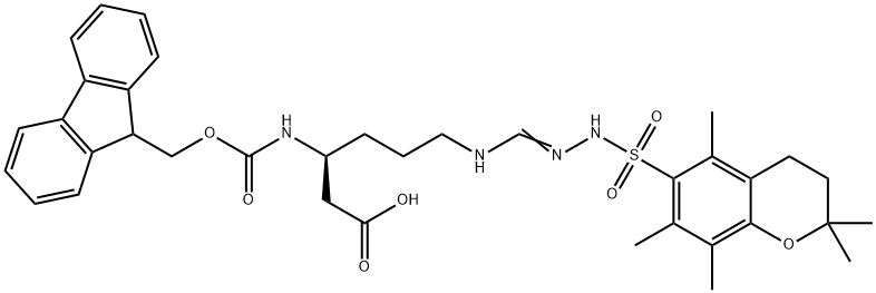 Fmoc-L-beta-Homoarginine(Pmc)