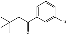 3'-CHLORO-3,3-DIMETHYLBUTYROPHENONE Structural