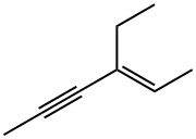 Hexa-2-yn-4-ene, 4-ethyl-,(E)- Structural