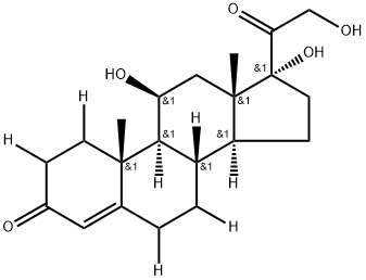 HYDROCORTISONE-[1,2,6,7-3H(N)] Structural