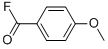 Benzoyl fluoride, 4-methoxy- (9CI) Structural