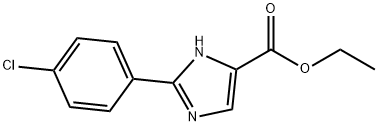 2-(4-CHLORO-PHENYL)-1H-IMIDAZOLE-4-CARBOXYLIC ACID ETHYL ESTER