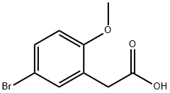 5-BROMO-2-METHOXYPHENYLACETIC ACID Structural