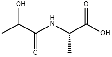 L-Alanine, N-(2-hydroxy-1-oxopropyl)- (9CI) Structural