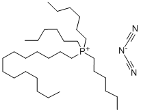 TRIHEXYLTETRADECYLPHOSPHONIUM DICYANAMIDE Structural