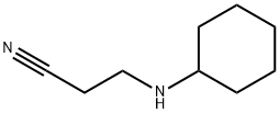 3-(CYCLOHEXYLAMINO)PROPIONITRILE Structural