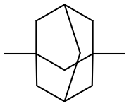 1,3-Dimethyladamantane Structural