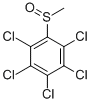 pentachlorophenylmethyl sulfoxide Structural