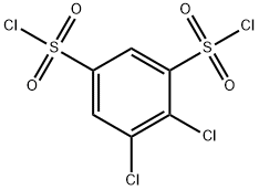 4,5-DICHLORO-BENZENE-1,3-DISULFONYLDICHLORIDE Structural