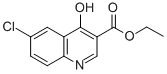 ETHYL 6-CHLORO-4-HYDROXYQUINOLINE-3-CARBOXYLATE Structural