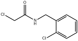 Acetamide, 2-chloro-N-(o-chlorobenzyl)-, Structural