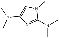 1-METHYL-2,4-BIS(DIMETHYLAMINO)-IMIDAZOLE Structural