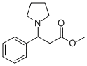 METHYL 3-PHENYL-3-(PYRROLIDIN-1-YL)PROPANOATE Structural