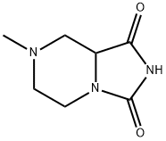 Imidazo[1,5-a]pyrazine-1,3(2H,5H)-dione, tetrahydro-7-methyl- (9CI) Structural