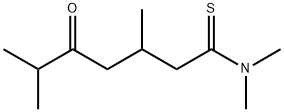 Heptanethioamide,  N,N,3,6-tetramethyl-5-oxo- Structural