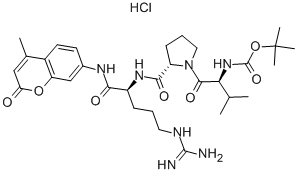 BOC-VAL-PRO-ARG-AMC HCL Structural