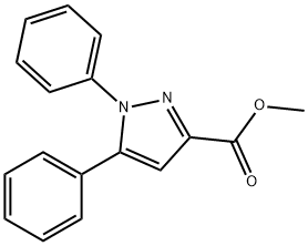 METHYL 1,5-DIPHENYL-1H-PYRAZOLE-3-CARBOXYLATE Structural