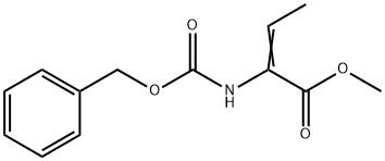 2-CBZ-AMINO-BUT-2-ENOIC ACID METHYL ESTER Structural