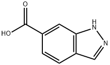 1H-indazole-6-carboxylic acid Structural