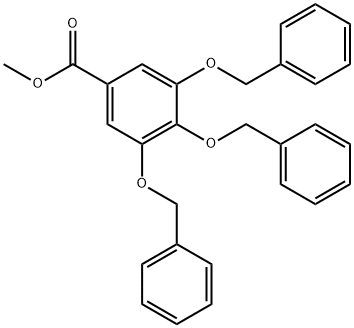 METHYL 3,4,5-TRIS(BENZYLOXY)BENZOATE Structural