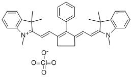 1,3,3-TRIMETHYL-2-(2-(2-PHENYL-3-(2-(1,3,3-TRIMETHYL-1H-2(3H)- INDOLIDENE)ETHYLIDENE)-1-CYCLOPENTENYL)ETHENYL)-3H-INDOLIUM PERCHLORATE