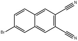 6-BROMO-2,3-DICYANONAPHTHALENE Structural