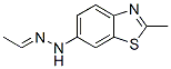 Acetaldehyde, (2-methyl-6-benzothiazolyl)hydrazone (9CI) Structural