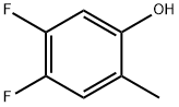 4,5-Difluoro-2-methylphenol Structural